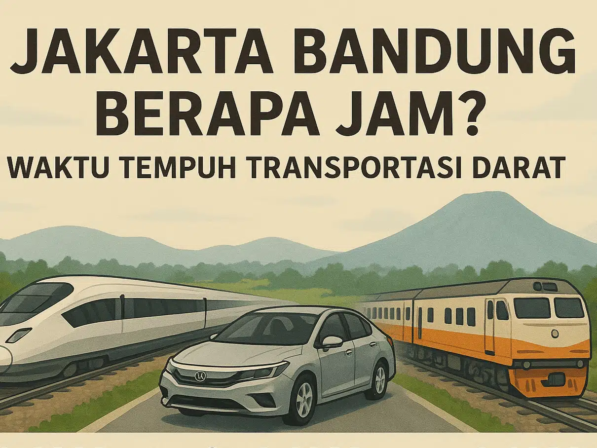 Jakarta Bandung Berapa Jam? Waktu Tempuh Transportasi Darat